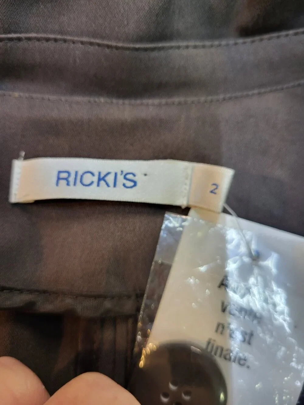 Ricki's Women's Blazer Size 2 Brown Fitted Career Jacket New With Tags Office - Picture 5 of 13
